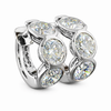 EMMELINE | 4.88 Ct Round Diamond Huggies Earrings in 14K Yellow Gold - Lab Grown Diamond