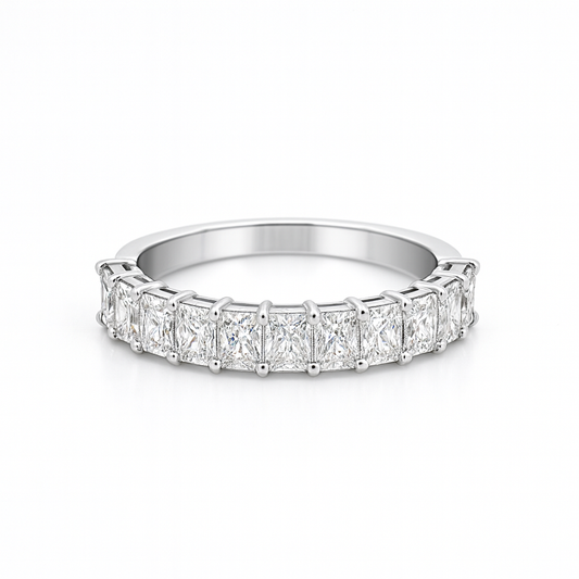 Lumivon Radiant Ring | Total 1.74CT Natural | 11 Diamonds