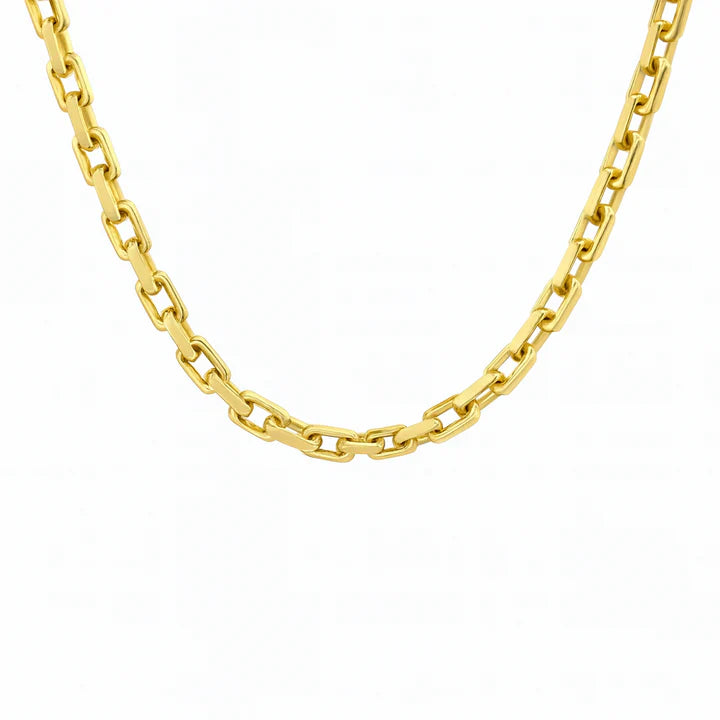fortress | 188.40gm gauge wire chain in 14k yellow gold - lab grown diamond