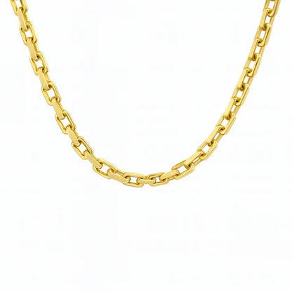 FORTRESS | 188.40gm Gauge Wire Chain in 14K Yellow Gold - Lab Grown Diamond