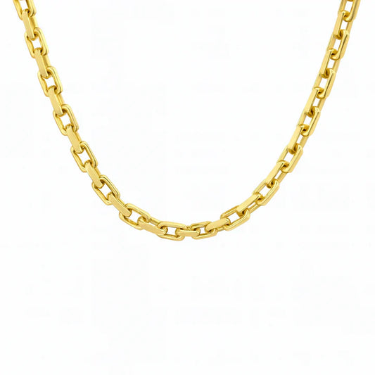 FORTRESS | 188.40gm Gauge Wire Chain in 14K Yellow Gold - Lab Grown Diamond