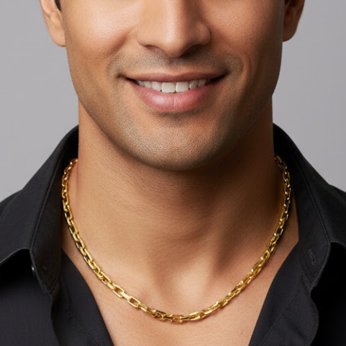 FORTRESS | 188.40gm Gauge Wire Chain in 14K Yellow Gold - Lab Grown Diamond