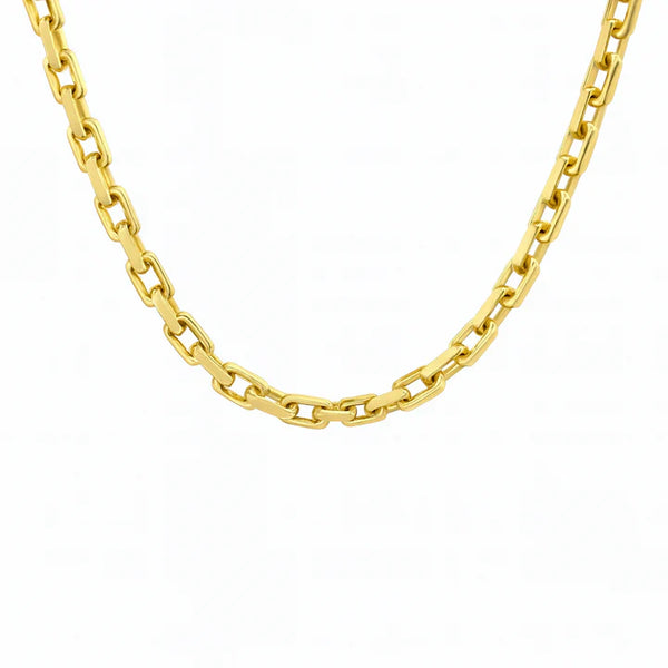 FORTRESS | 188.40gm Gauge Wire Chain in 14K Yellow Gold - Lab Grown Diamond
