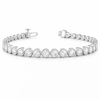 GALACTICA | 6.77 Ct Round Diamond Tennis Bracelet in 14K Yellow Gold