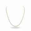 GLOW | 6.24 Ct Round Diamond Station Necklace in 14K Yellow Gold