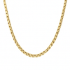 GOLIATH | 143gm Box Chain in 14K Yellow Gold - Lab Grown Diamond