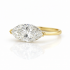 HELENA | 3.03 Ct Marquise Diamond Solitaire Ring in 14K Yellow Gold - Lab Grown Diamond