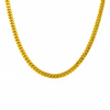 HERCULEAN | 214.70gm Curb Chain in 14K Yellow Gold - Lab Grown Diamond