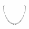 INFINITY | 14.38 Ct Mixed-Shape Diamond Necklace in 14K White Gold