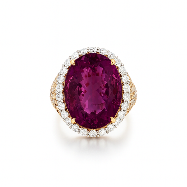 Solara  Champlain Ring | 18K White Gold | Natural