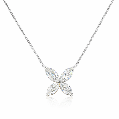 LIORA GRACE 2.15 Ct Marquise Pendant 14K White Gold Diamond