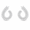 LUNARIA DRIFT | 5.44 Ct Marquise Shape Crawler Earring in 14K WHITE GOLD - Lab Grown Diamond