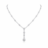 MELURA | 5.07 Ct Mixed-Diamond Necklace in 14K White Gold