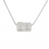 ORPHA | 4.11 Ct Baguette Pendant in 14K Gold