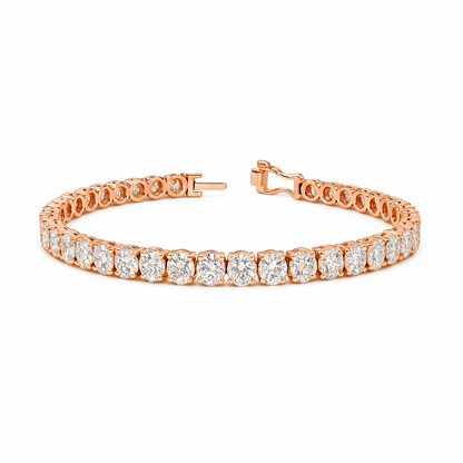 RADIANT | 16.03 Ct Oval Diamond Tennis Bracelet in 14K White - Lab Grown Diamonds