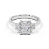 3 Stones Radiant 2.19ct PLATINUM