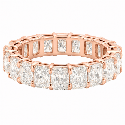 Everglow Radiant Band | 6.22CT Natural | 18K White Gold