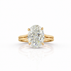 SCARLETT | 3.5 Ct Oval Diamond Solitaire Ring in Platinum - Lab Grown Diamond