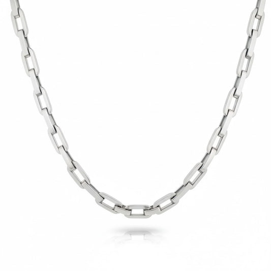 SENTINEL | 127gm Gauge Wire Chain in 14K White Gold - Lab Grown Diamond