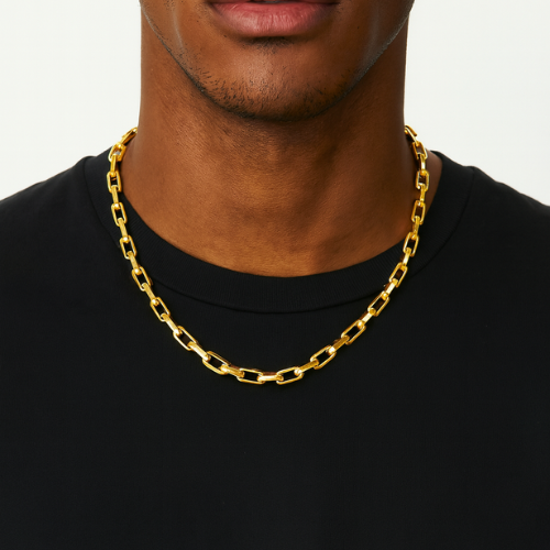 SENTINEL | 127gm Gauge Wire Chain in 14K Yellow Gold - Lab Grown Diamond