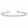 SERAPHIM | 7.7 Ct Round Diamond Tennis Bracelet in 14K Yellow Gold