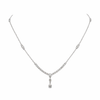 SERENITY | 3.09 Ct Mixed-Shape Diamond Necklace in 14K White Gold
