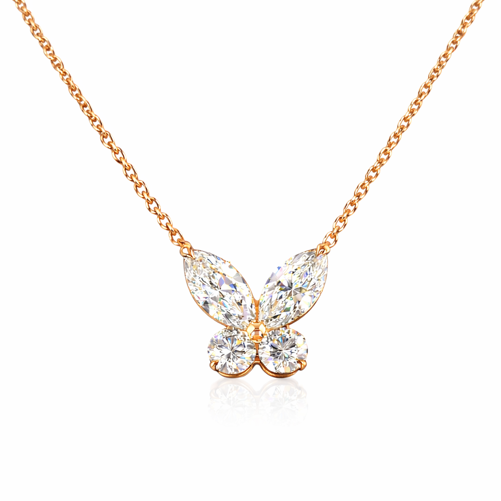 SOLARA 2.05 Ct Marquise Special Pendant 14K Rose Gold