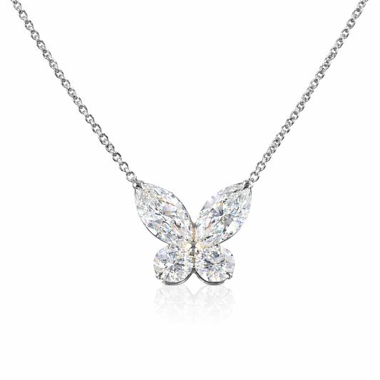 SOLARA 2.05 Ct Marquise Special Pendant 14K White Gold