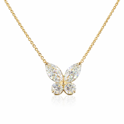 SOLARA 2.05 Ct Marquise Special Pendant 14K Yellow Gold