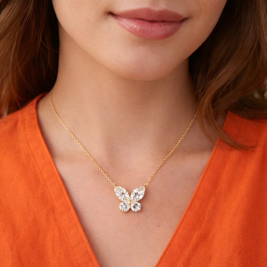 SOLARA 2.05 Ct Marquise Special Pendant 14K Yellow Gold