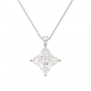 STELLA | 5.11 Ct Bloom Diamond Cluster Pendant in 14K White Gold