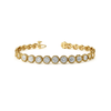 THEODORA | 19.37 Ct Round Diamond Tennis Bracelet in 14K Yellow Gold
