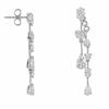 ISLA RADIANCE | 3.45 Ct Heart Shape Hanging Earring in 14K WHITE GOLD - Lab Grown Diamond