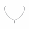 VELMIRA | 7.5 Ct Mixed-Shape Diamond Necklace in 14K White Gold