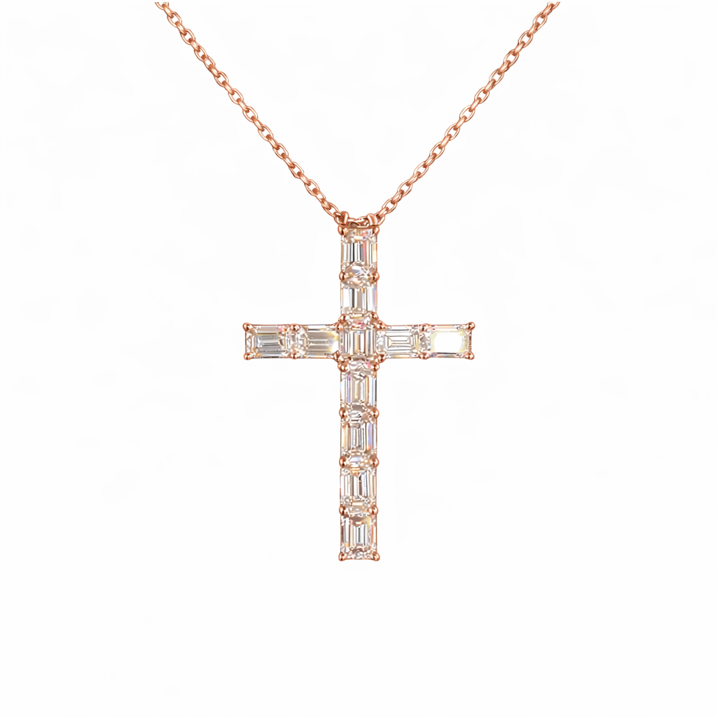 verona emblem 2.17 ct emerald symbol pendant 14k rose gold