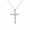 VERONA EMBLEM | 2.17 Ct Emerald Shape Symbol Pendant in 14K WHITE GOLD - Lab Grown Diamond