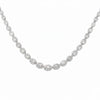 VIENNE | 18.28 Ct Oval Diamond Necklace in 14K