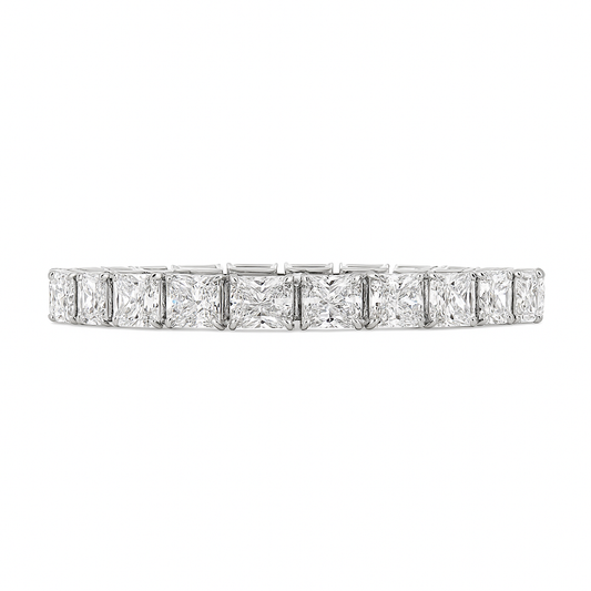 Radiant Embrace Bracelet| Total 20.0CT Natural | 14K White Gold